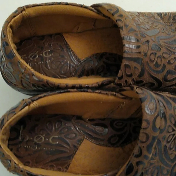 B.O.C. Born/Brown/Leather/Comfort/Slip-on/Clog/Shoe/8 - Picture 10 of 11